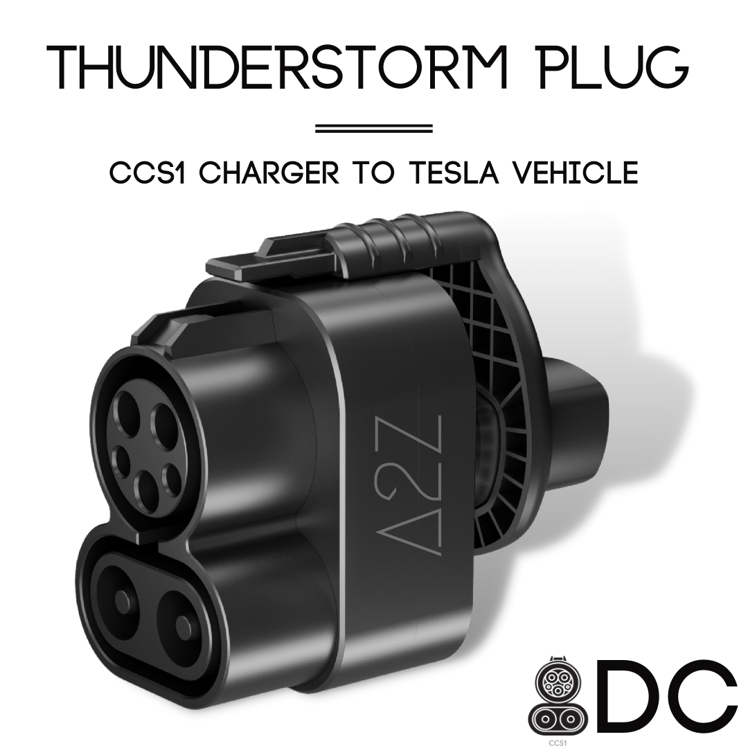 CCS1 to Tesla (NACS) Adapter - 250kW - DC/LEVEL 3 - CE & FCC CERTIFIED –  A2Z EV