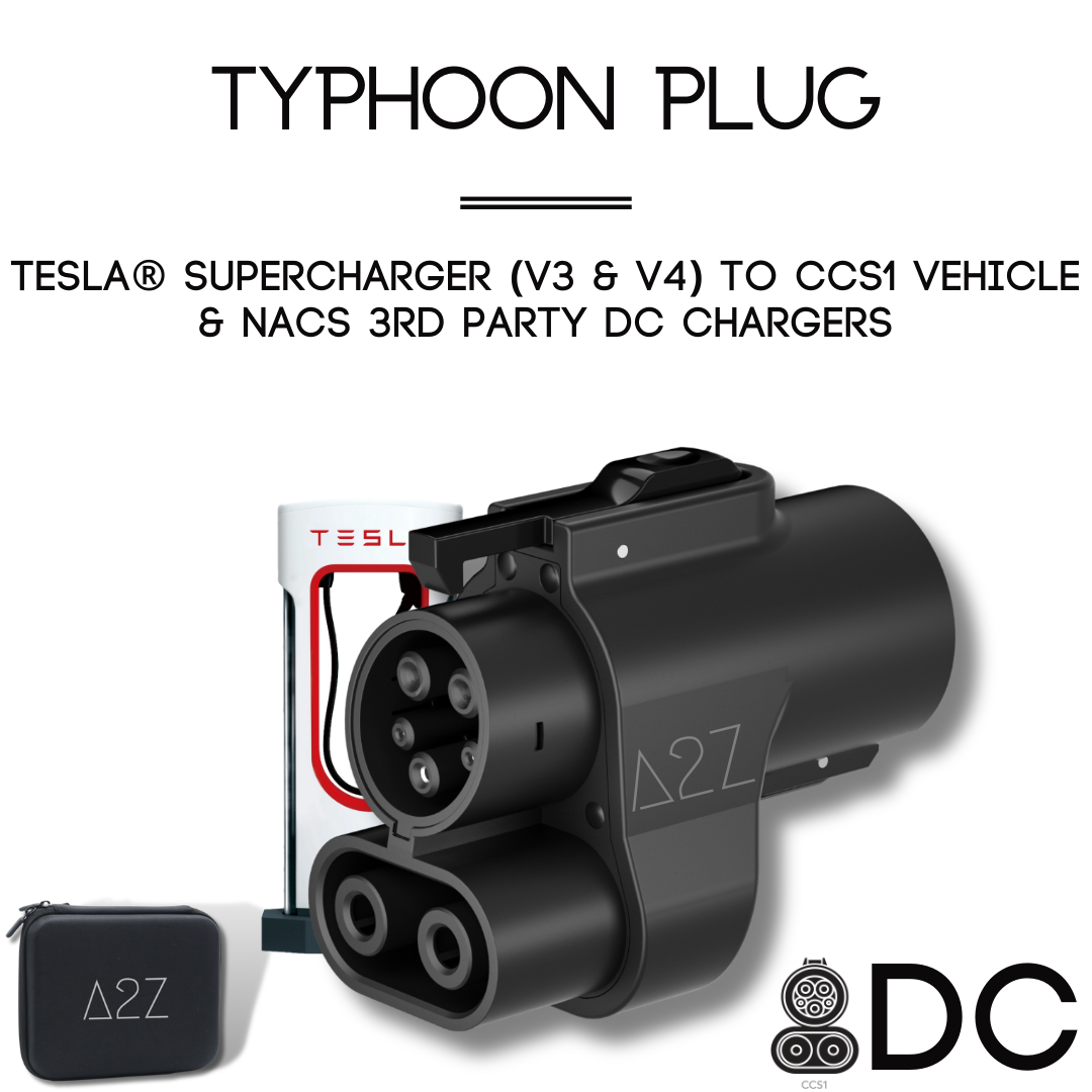 Adaptateur NACS (Tesla® Supercharger & NACS 3RD PARTY DC CHARGERS) vers CCS1 | 500A | 1000V | DC | 12 mois de garantie