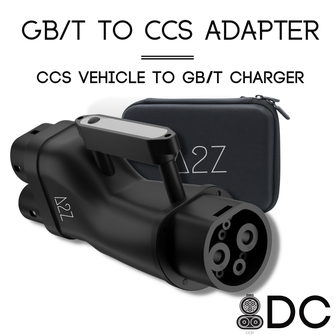 AC & DC CCS Combo 1 (CCS1) to Tesla Adapter - J1772 & CCS1 - 2 In 1 Adapter  - 250kW - CE & FCC CERTIFIED - 12 Months Warranty, A2Z EV