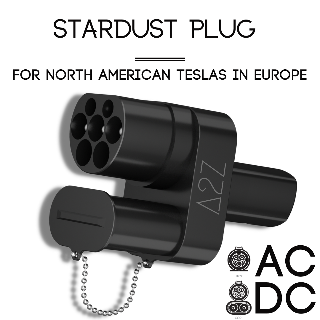 Adaptateur CCS2 vers Tesla (NACS) (pour les Tesla américaines en Europe) | AC & DC | 250kW | CE & FCC CERTIFIED | 12 mois de garantie