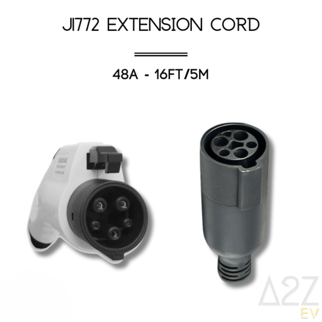 48A | J1772 Extension Cord | AC | 16ft/5m | 12 Months Warranty