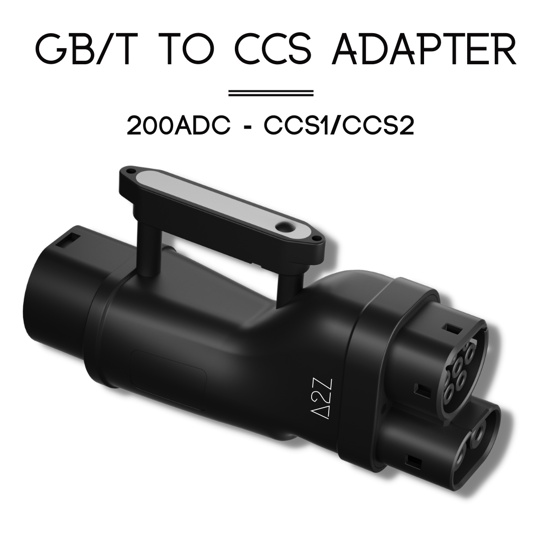 Adaptateur DC GB/T vers CCS | CCS1/CCS2 | 200ADC | CE & FCC CERTIFIED | 12 mois de garantie