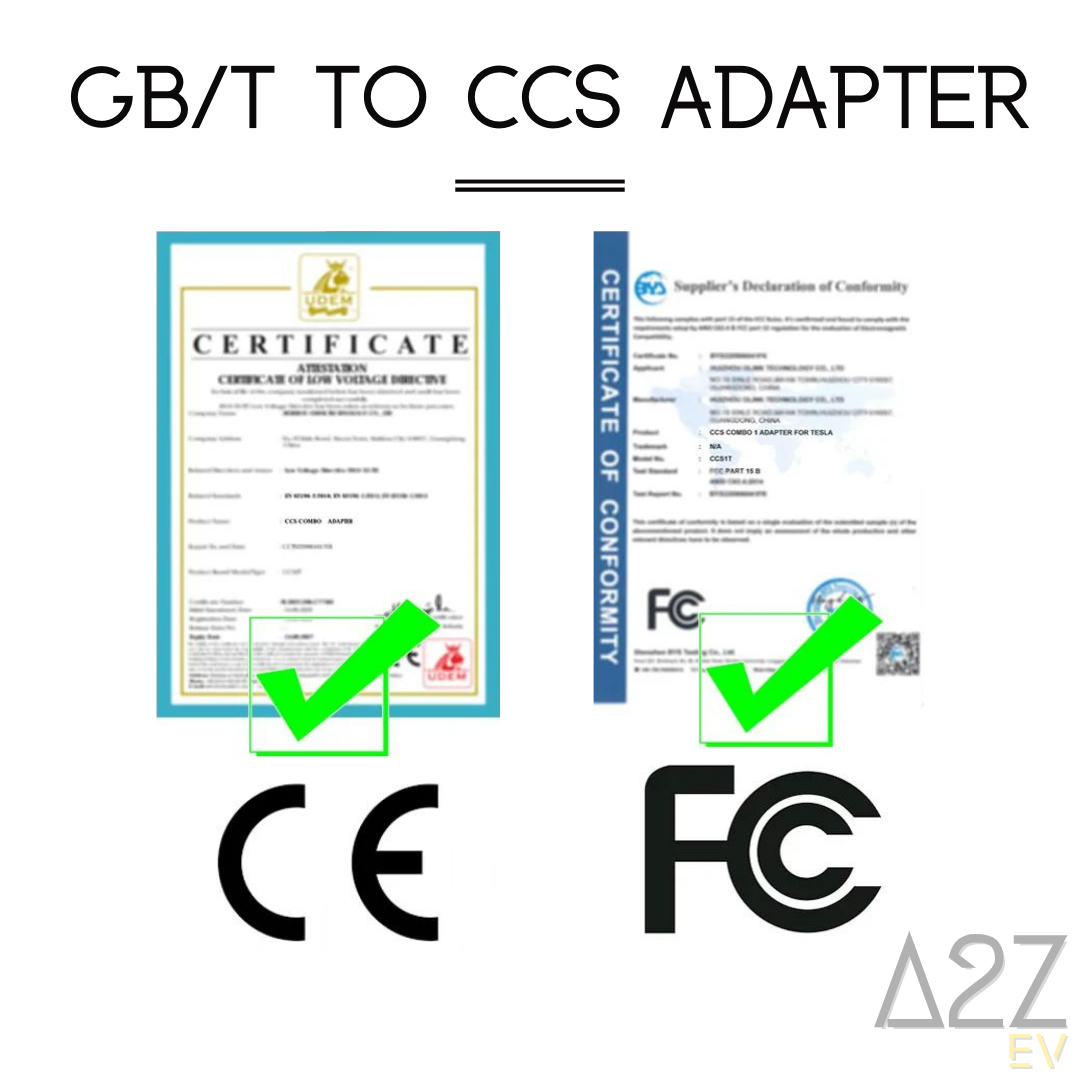 DC GB/T to CCS Adapter | CCS1/CCS2 | 200ADC | CE & FCC CERTIFIED | 12 Months Warranty