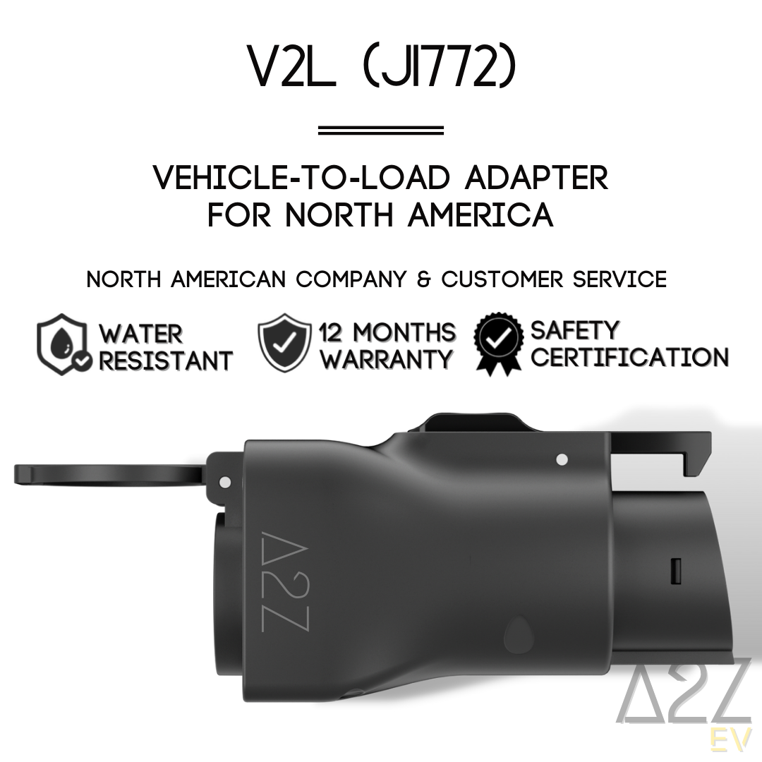 V2L (J1772) | Vehicle-To-Load | For North America | Up to 20A | 12 Months Warranty