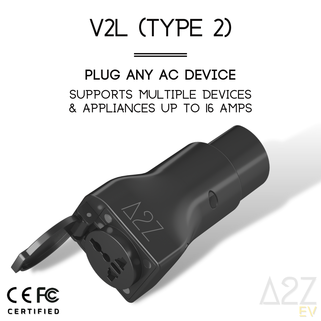 V2L (Type 2) | Vehicle-To-Load | Up to 20A | 12 Months Warranty