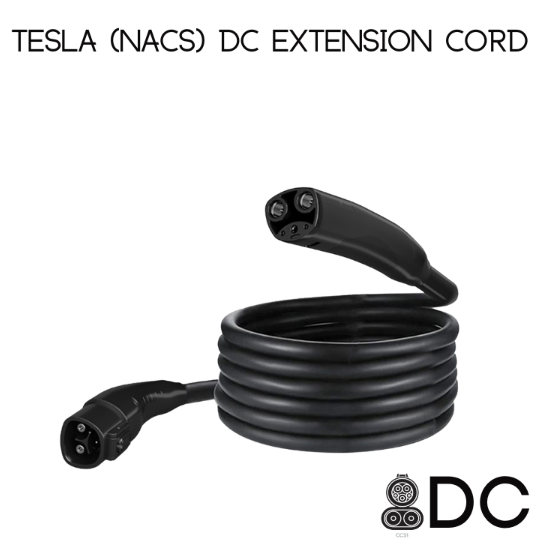DC - Tesla (NACS) Supercharger Extension Cord | 6-9 FT (2-3 meters)