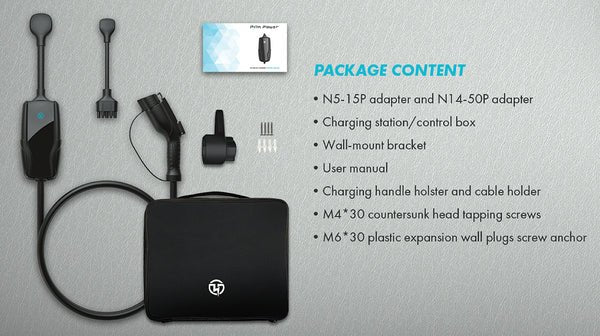 Chargeur domestique portable 32A pour VE Pion Power - A2Z EV