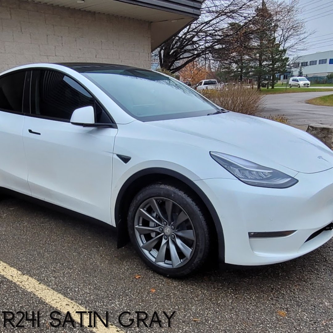 Tesla Winter Package - Wheels + Tires + TPMS Package - R241/R263 - Satin Black - Satin Gray - A2Z EV
